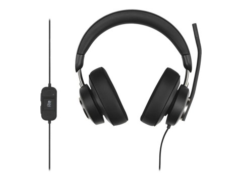 Kensington H2000 - Słuchawka - pełna wielkość - przewodowa - USB-C - izolacja szumu
