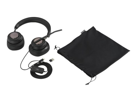 Kensington H2000 - Słuchawka - pełna wielkość - przewodowa - USB-C - izolacja szumu