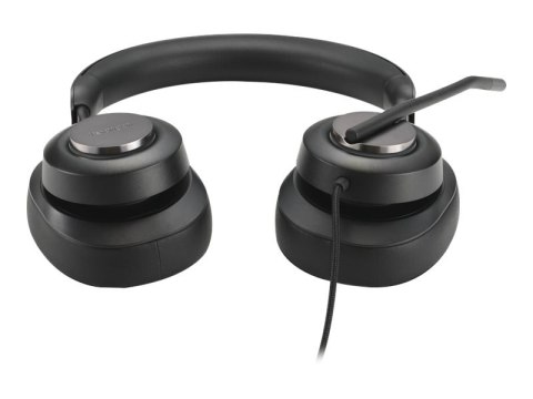 Kensington H2000 - Słuchawka - pełna wielkość - przewodowa - USB-C - izolacja szumu