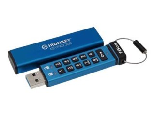 Kingston IronKey Keypad 200 - Pendrive USB - zaszyfrowany - FIPS 140-3 Level 3 - 16 GB - USB 3.2 Gen 1