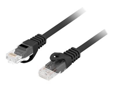 Lanberg - Kabel krosowy - RJ-45 (M) do RJ-45 (M) - 1 m - 5.4 mm - UTP - CAT 6 - odlewany, okrągły, bez wystających elementów, ni