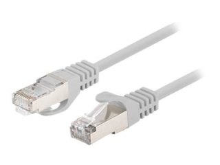 Lanberg - Kabel krosowy - RJ-45 (M) do RJ-45 (M) - 1 m - 5.7 mm - zafoliowana nieekranowana skręcona para (F/UTP) - CAT 6 - odle