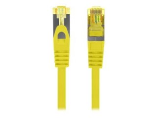 Lanberg - Kabel krosowy - RJ-45 (M) do RJ-45 (M) - 1 m - 6 mm - S/FTP - CAT 6a - bezhalogenowe, bez wystających elementów, nieru