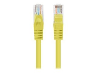 Lanberg - Kabel krosowy - RJ-45 (M) do RJ-45 (M) - 2 m - 4.8 mm - U/UTP, Bez ekranowania - CAT 5e - RAL 1016 (pakiet 10)