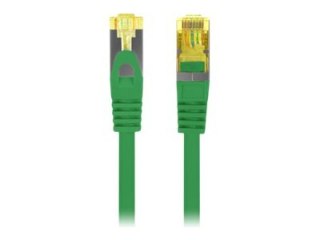 Lanberg - Kabel krosowy - RJ-45 (M) do RJ-45 (M) - 2 m - 6 mm - S/FTP - CAT 6a - bezhalogenowe - RAL 6024