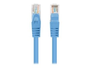Lanberg - Kabel krosowy - RJ-45 (M) do RJ-45 (M) - 3 m - 4.8 mm - U/UTP, Bez ekranowania - CAT 5e - RAL 5012 (pakiet 10)