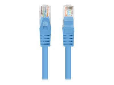 Lanberg - Kabel krosowy - RJ-45 (M) do RJ-45 (M) - 3 m - 4.8 mm - U/UTP, Bez ekranowania - CAT 5e - RAL 5012 (pakiet 10)
