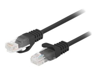 Lanberg - Kabel krosowy - RJ-45 (M) do RJ-45 (M) - 50 cm - 5.4 mm - UTP - CAT 6 - odlewany, okrągły, bez wystających elementów, 