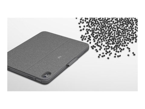 Logitech Combo Touch Detachable Keyboard Case for iPad (10th gen) - Etui na klawiaturę - z panel dotykowy - podświetlenie - Appl