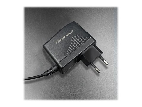 Qoltec - Zasilacz - 12 V, 2 A, 5,5 * 2,5, przewód zasilający - AC 220-240 V - 24 wat