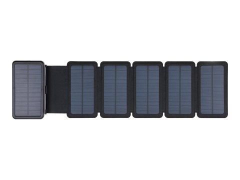 Sandberg Active 6-Panel - Power bank słoneczny - Li-pol - 20000 mAh - 74 Wh - 3 A - PD - 3 złącza wychodzące (2 x USB, USB-C) - 