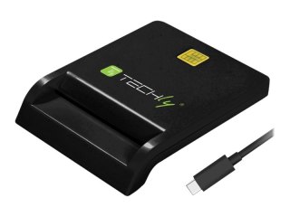 TECHly Compact - Urządzenie do odczytu/zapisu kart SMART - USB-C - czarny