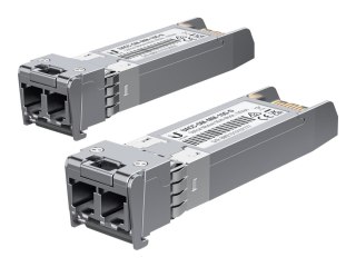 Ubiquiti - Moduł nadajnik/odbiornik SFP (mnini GBIC) - 10GbE - LC wielomodowy - do 300 m (pakiet 2)