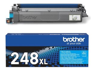 Brother TN248XLC - Wysoka Wydajność - cyjan - oryginał - pudełko - Toner - dla Brother DCP-L3515, L3520, L3555, L3560, HL-L3220,