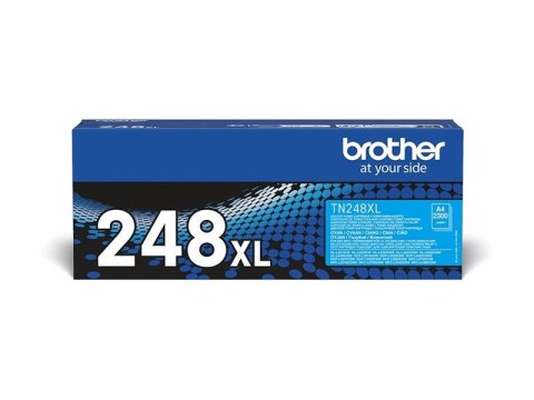 Brother TN248XLC - Wysoka Wydajność - cyjan - oryginał - pudełko - Toner - dla Brother DCP-L3515, L3520, L3555, L3560, HL-L3220,