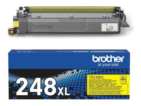 Brother TN248XLY - Wysoka Wydajność - żółty - oryginał - pudełko - Toner - dla Brother DCP-L3515, L3520, L3555, L3560, HL-L3220,