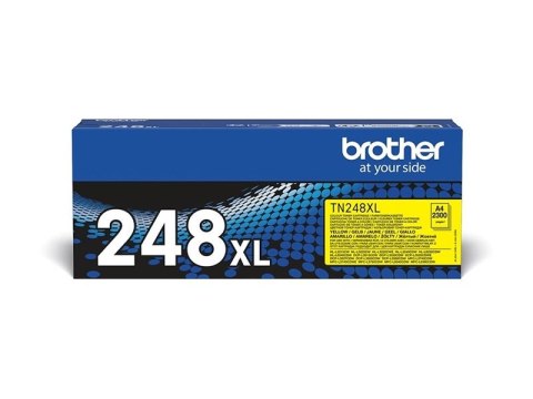 Brother TN248XLY - Wysoka Wydajność - żółty - oryginał - pudełko - Toner - dla Brother DCP-L3515, L3520, L3555, L3560, HL-L3220,