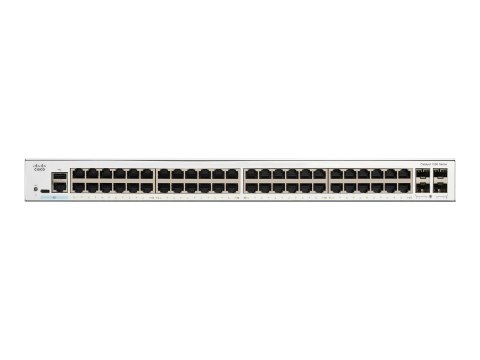 Cisco Catalyst 1200-48T-4G - Przełącznik - L3 - smart - 48 x 10/100/1000Base-T + 4 x 1 Gigabit Ethernet SFP+ - montowany w szafi