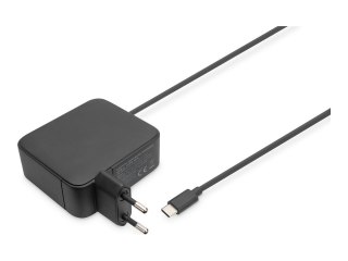 DIGITUS - Adapter zasilania USB-C - GaN - AC 100-240 V - 100 wat - czarny