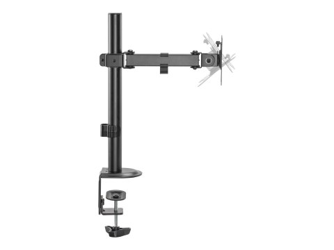 Gembird MA-D1-03 - Zestaw do montażu (ramię do montażu na biurku) - dla wyświetlacz LCD - stal, plastik - czarny - rozmiar ekran