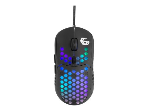 Gembird MUSG-RAGNAR-RX400 - Mysz - optyczna - 6 przyciski - przewodowa - USB 2.0 - pudełko prezentowe z okienkiem