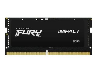 Kingston FURY Impact - DDR5 - zestaw - 32 GB: 2 x 16 GB - SO-DIMM 262-pin - 6400 MT/s / PC5-51200 - CL38 - 1.35 V - on-die ECC