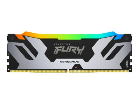 Kingston FURY Renegade RGB - DDR5 - zestaw - 96 GB: 2 x 48 GB - DIMM 288-pin - 6000 MT/s / PC5-48000 - CL32 - 1.35 V - niebuforo