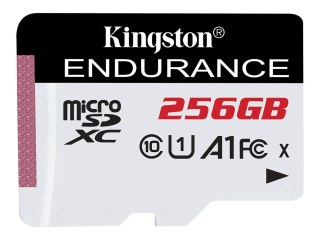 Kingston High Endurance - Karta pamięci flash - 256 GB - A1 / UHS-I U1 / Class10 - microSDXC UHS-I U1