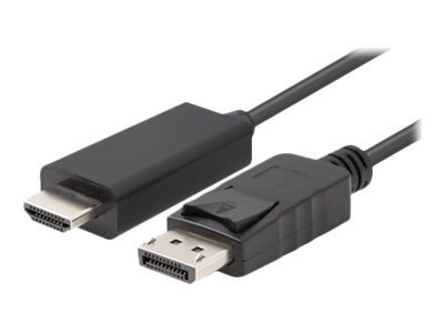 Lanberg - Kabel przejściowy - DisplayPort 20-pin męski do HDMI męski - 3 m - podwójne ekranowanie - czarny