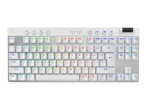 Logitech G PRO X TKL - Klawiatura - gaming - podświetlenie - bezprzewodowa - 2.4 GHz, Bluetooth - QWERTY - Międzynarodowy USA - 