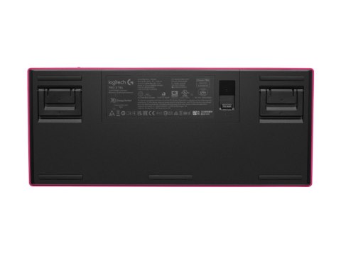 Logitech G PRO X TKL - Klawiatura - podświetlenie - bezprzewodowa - 2.4 GHz, Bluetooth - QWERTY - Międzynarodowy USA - przełączn