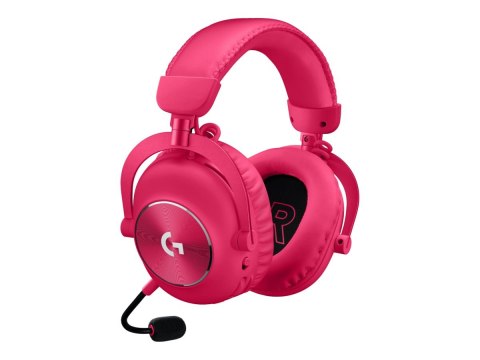 Logitech G Pro X 2 - Słuchawka - pełna wielkość - Bluetooth / LIGHTSPEED - bezprzewodowa, przewodowa - złącze 3,5 mm - izolacja 