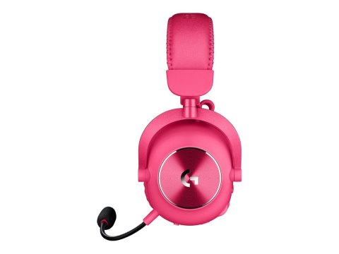 Logitech G Pro X 2 - Słuchawka - pełna wielkość - Bluetooth / LIGHTSPEED - bezprzewodowa, przewodowa - złącze 3,5 mm - izolacja 