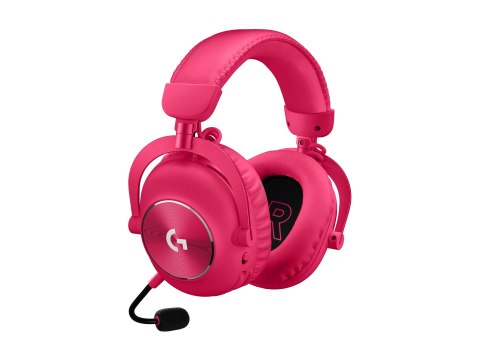 Logitech G Pro X 2 - Słuchawka - pełna wielkość - Bluetooth / LIGHTSPEED - bezprzewodowa, przewodowa - złącze 3,5 mm - izolacja 