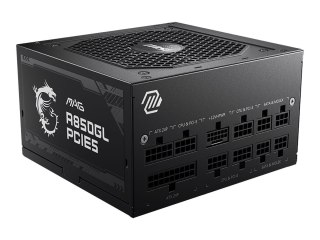 MSI MAG A850GL PCIE5 - Zasilacz (wewnętrzny) - ATX12V 3.0/ EPS12V - 80 PLUS Gold - AC 100-240 V - 850 wat - aktywna korekcja typ