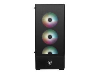 MSI MAG FORGE 112R - Mid tower - ATX - panel boczny z oknem (szkło hartowane) - brak zasilacza (ATX) - USB/dźwięk
