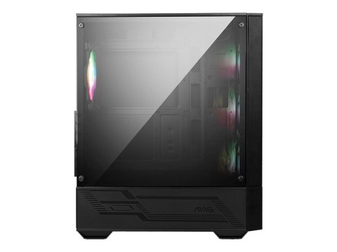 MSI MAG FORGE 112R - Mid tower - ATX - panel boczny z oknem (szkło hartowane) - brak zasilacza (ATX) - USB/dźwięk