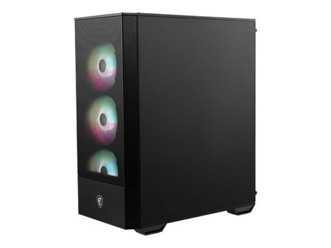 MSI MAG FORGE 112R - Mid tower - ATX - panel boczny z oknem (szkło hartowane) - brak zasilacza (ATX) - USB/dźwięk