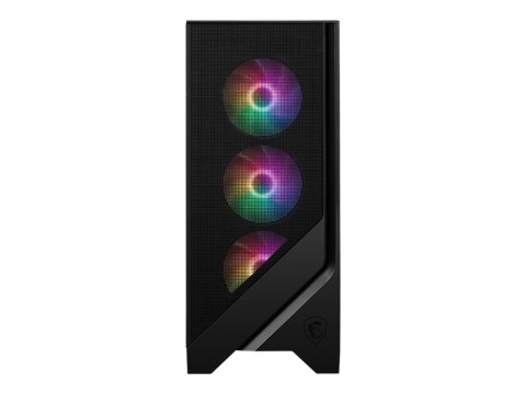 MSI MAG FORGE 120A AIRFLOW - Mid tower - ATX - panel boczny z oknem (szkło hartowane) - brak zasilacza (ATX) - USB/dźwięk