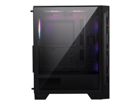 MSI MAG FORGE 120A AIRFLOW - Mid tower - ATX - panel boczny z oknem (szkło hartowane) - brak zasilacza (ATX) - USB/dźwięk