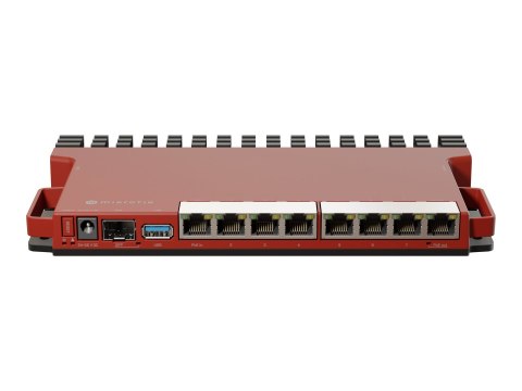 MikroTik L009 Series L009UIGS-RM - Router przełącznik 9-portowy - 1GbE, 2.5GbE 2,4 GHz - montowany na szynie DIN