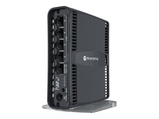 MikroTik hAP ax² - Router bezprzewodowy przełącznik 4-portowy - 1GbE - Wi-Fi 6 - Dwuzakresowy - montowany na ścianie