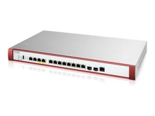 Zyxel ZyWALL USG FLEX 700H - Zapora - z 1 rok Security Bundle - 14 porty - 1GbE, 2.5GbE - zarządzanie w chmurze montowany w stoj