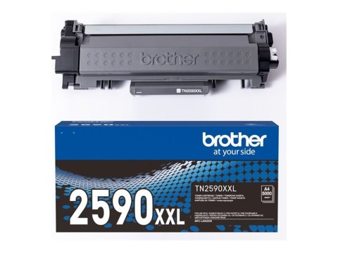 Brother TN2590XXL - Super Wysokie Wyniki - czarny - oryginał - pudełko - Toner - dla Brother MFC-L2922DW