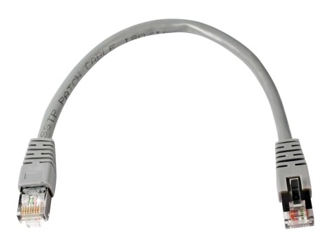 Cablexpert - Kabel krosowy - RJ-45 (M) do RJ-45 (M) - 1.5 m - SFTP - CAT 6a - bezhalogenowe, odlewany - purpurowy