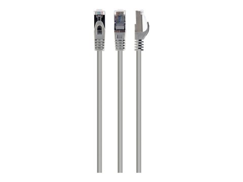 Cablexpert - Kabel krosowy - RJ-45 (M) do RJ-45 (M) - 7.5 m - 6.2 mm - S/FTP - CAT 6a - bezhalogenowe, odlewany, bez wystających