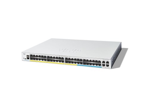Cisco Catalyst 1300-48MGP-4X - Przełącznik - L3 - Tak - 32 x 10/100/1000 (PoE+) + 16 x 2.5G (PoE+) + 4 x 10 Gigabit SFP+ - monto