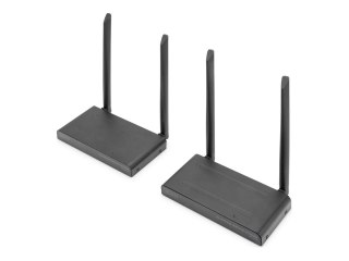 DIGITUS - Nadajnik i odbiornik - przedłużacz KVM - Wi-Fi 5, 802.11b/g/n - do 150 m