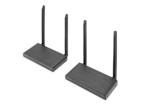 DIGITUS - Nadajnik i odbiornik - przedłużacz KVM - Wi-Fi 5, 802.11b/g/n - do 150 m