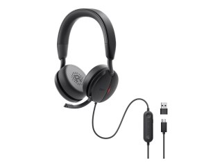 Dell Pro Plus WH5024 - Słuchawka - nauszne - przewodowa - redukcja hałasu - USB-C - Certyfikat Microsoft Teams, Certyfikat Zoom